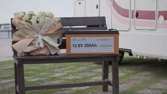 باتری 12.8 ولت 100 ساعت 200 ساعت Lifepo4 قایق Camper ذخیره انرژی خورشیدی 12 ولت باتری Rv Marine