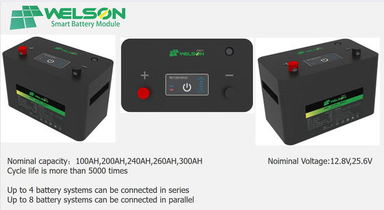 چرخه باتری قابل حمل RV Lifepo4 عمر طولانی باتری لیتیوم یونی 24 ولت گلف خورشیدی در فهرست